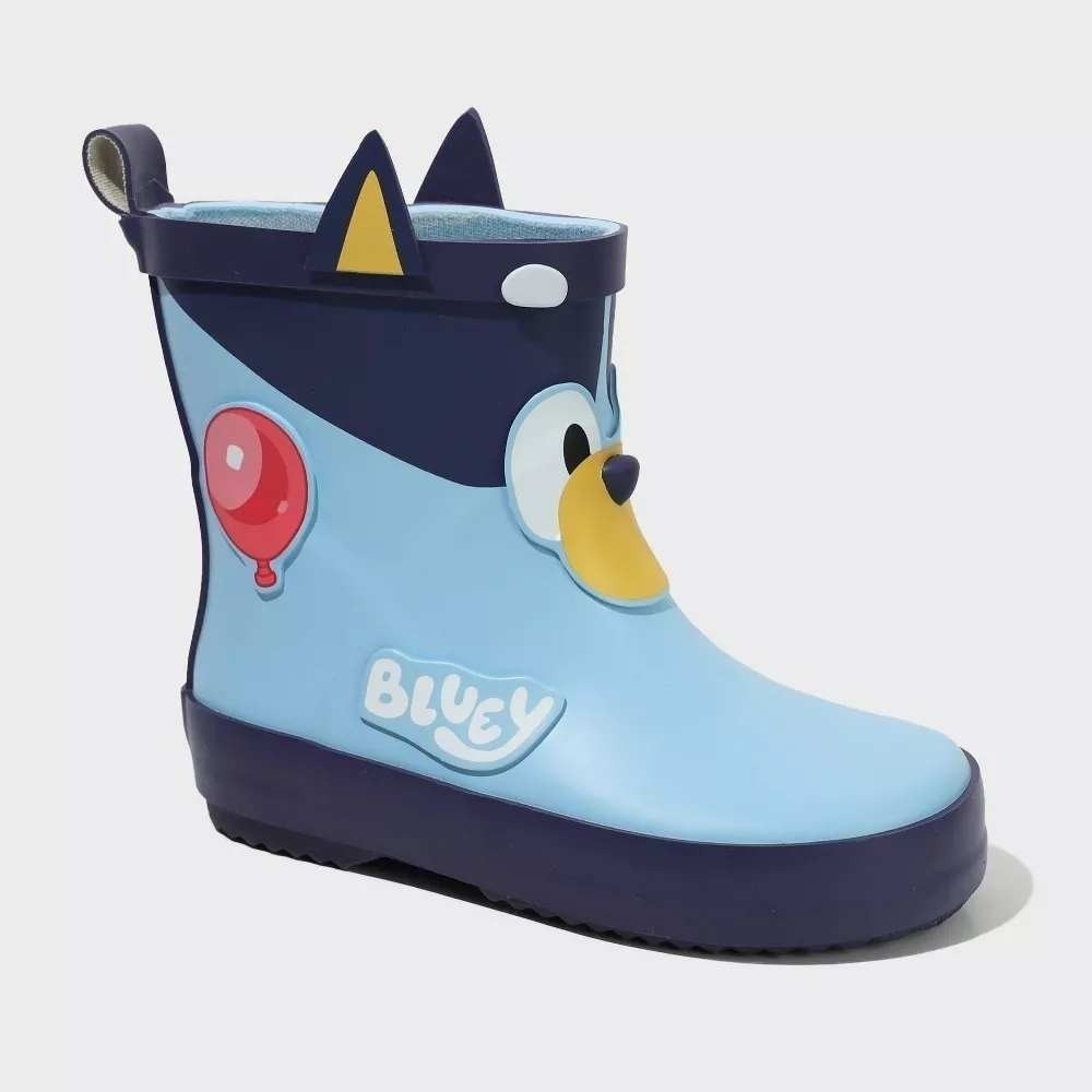 Toddler Boy Rain Boots Bluey Blue Size‎ 10 New Without Tags